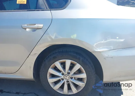 2013 Volkswagen Passat 2.5L S from USA, damaged, VIN 1VWAH7A35DC044284